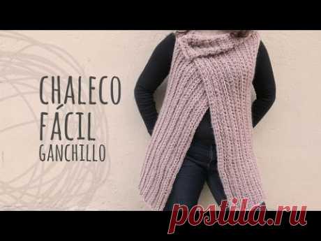 Tutorial Chaleco Fácil y Rápido a Ganchillo | Crochet