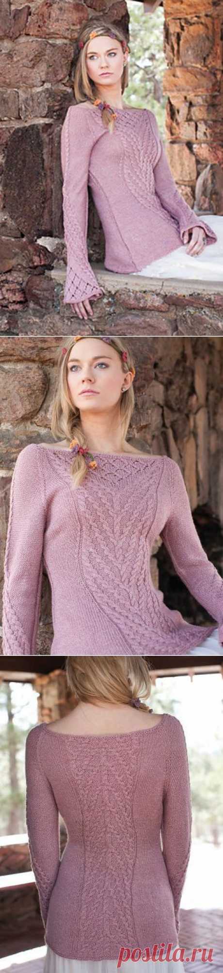 Вязание пуловера Hunger for Rampion Pullover