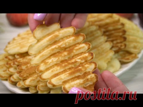 Вместо обычных ОЛАДЬЕВ 🥞 &quot;ПОЛОСАТИКИ&quot;! Быстро, необычно и очень вкусно!