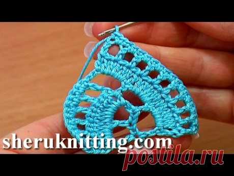 (15) Stripy Lace to Crochet Tutorial 1 Part 1 of 2 Crochet Tape Lace - YouTube