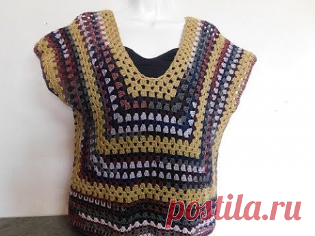 BLUSA O TUNICA CON  PUNTADA FACIL