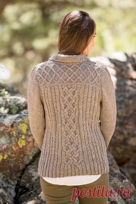 Saddleback Cardigan by Jennifer Hagan - Interweave Knits, Fall 2014