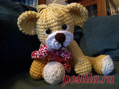 Süße liebenswerte kuschelige Teddybär Amigurumi von kre8ivLizard