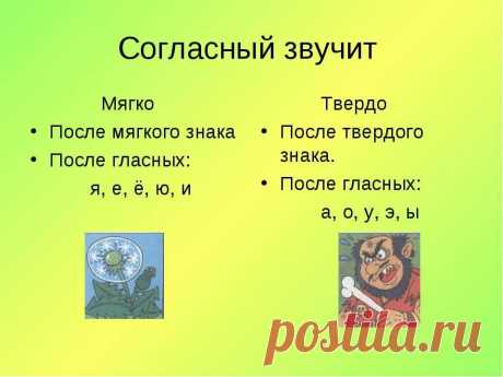 как объяснить про твердые и мягкие согласные: 14 тыс изображений найдено в Яндекс.Картинках