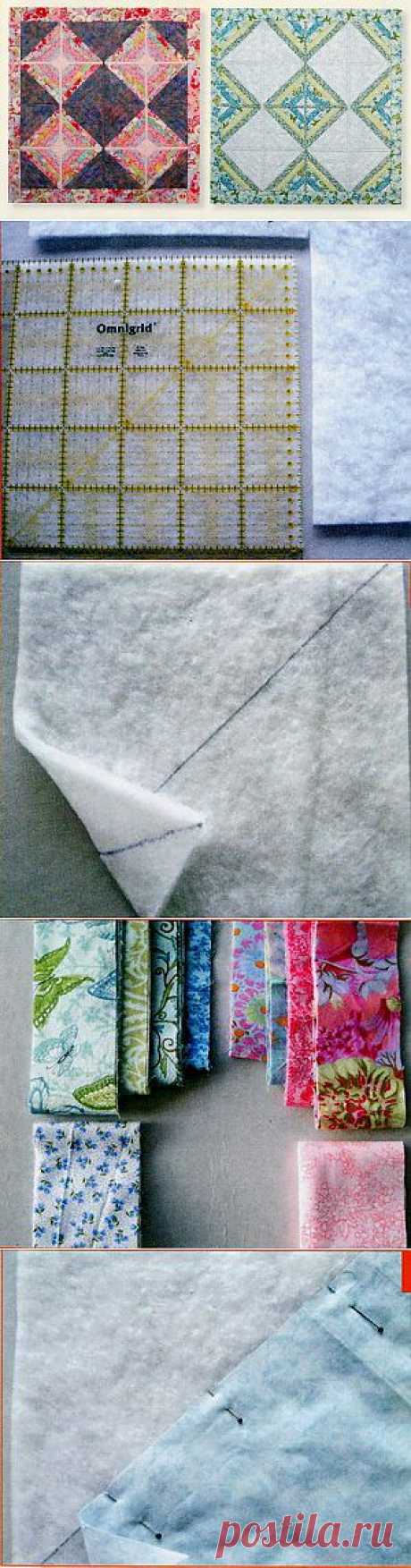 Лоскутное шитье - двустороннее лоскутное одеяло