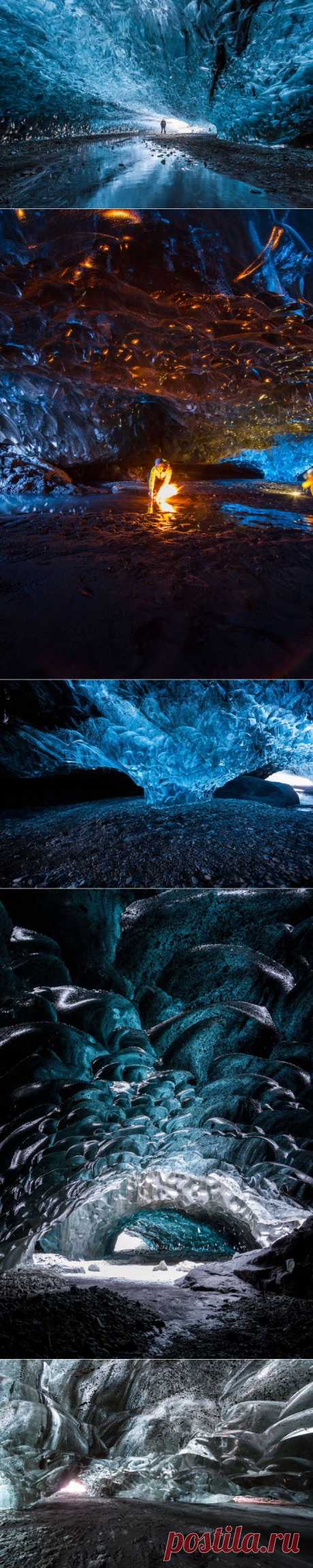 Мечта фотографа... Ледяная пещера в Исландии. Фотограф Джулиен Ратель (Julien Ratel) - Фотоискусство