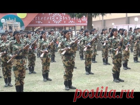 Indian Women Commandos : Parade : IITF 2013 : Pragati Maidan Trade Fair : New Delhi