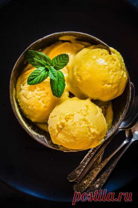 Просмотры (12) · 10 минут · Vegetarian Gluten free · Порций: 6 · This Mango Ice cream combines just 3 ingredients together to bring together creamy delicious flavors.