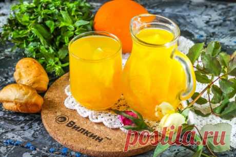 Компот из апельсинов с лимоном: рецепт с фото пошагово