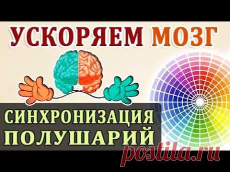 Развитие Мозга. Повышение Умственной Работоспособности. Синхронизация Полушарий Мозга