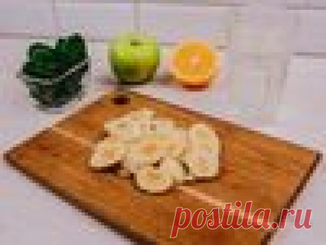 Смузи из яблока, шпината, банана, апельсина – пошаговый рецепт приготовления с фото