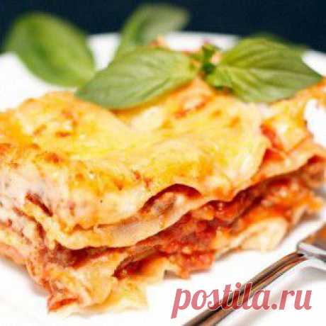 Лазанья с мясным фаршем и пармезаном рецепт – паста и пицца