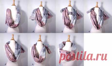 Как правильно носить женский шарф: 58 лучших осенних вариантов!