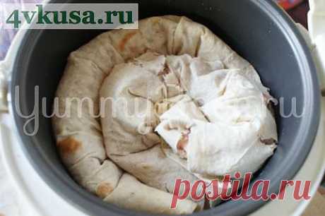 Пирог из лаваша с фаршем в мультиварке | 4vkusa.ru