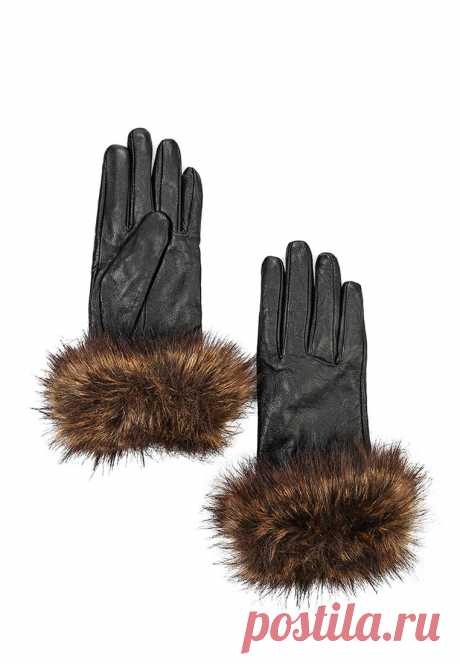 Перчатки Dorothy Perkins из натуральной кожи, декорированные мехом по цене всего лишь 1640 руб! Бесплатная доставка в Ваш город!