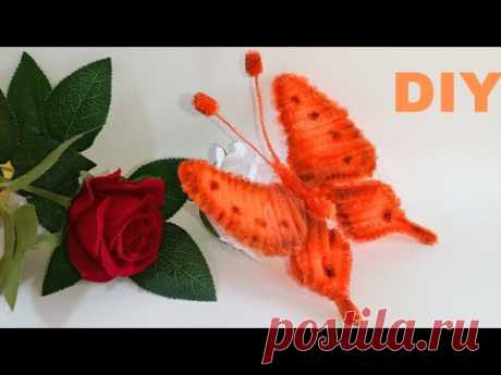 DIY Butterfly out of PipeCleaner#diy #pipecleanercrafts #butterfly