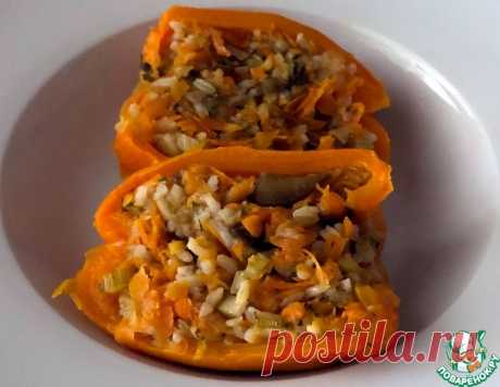 Перец, фаршированный овощами со вкусом фенхеля – кулинарный рецепт