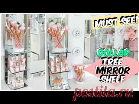 DOLLAR TREE MIRROR SHELF DIY