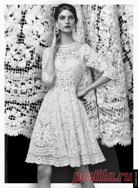 Из коллекции Dolce&Gabbana летние белые платья, перед которыми не устоит ни одна модница. | pro100stil | Яндекс Дзен