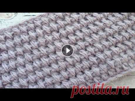 Новый способ вязания и новый УЗОР КРЮЧКОМ | Crochet pattern Вяжем интересный плотный узор крючком из пряжи Пух норки. Этот узор можно вязать как поворотными рядами, так и по кругу. Отлично подойдет для вязания ...