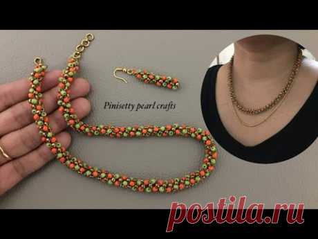 multi color seed bead spiral rope tutorial/Spiral rope beading tutorial.beaded rope bracelet making.