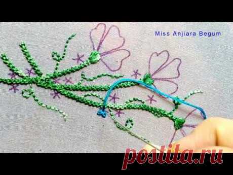 Fancy Hand Embroidery Work,Exceptional Embroidery Class,Craft for beginners-80, #Miss_A