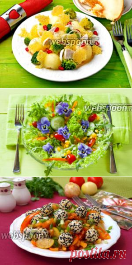 Рецепты летних салатов с фото на Webspoon.ru