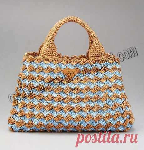 crochet kingdom (E.H): beautiful crochet raffia bag !