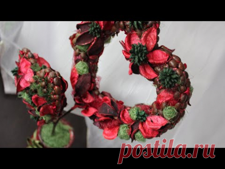 Topiary DIY / Топиарий в форме сердца своими руками - YouTube