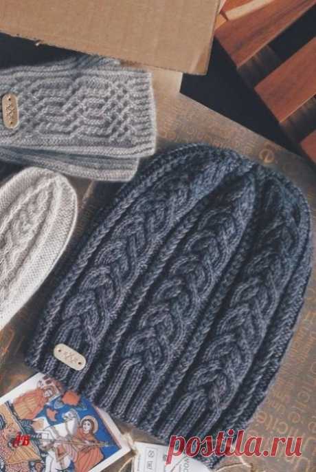 Простой узор для стильной шапки | Пуловер оверсайз