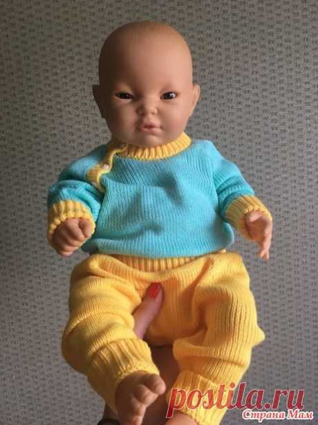 Костюм младенцу - Машинное вязание - Страна Мам