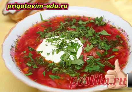 Борщ с консервированной рыбой 🥣. Кулинарные рецепты с фото и видео