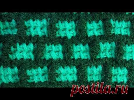 Хитрющий Узор с витыми рельефными столбиками тунисское вязание Tunisian crochet pattern 78 - YouTube