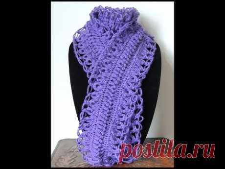 Crochet y Horquilla : Bufanda # 2