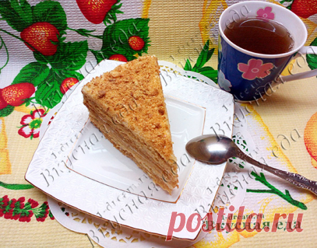 Медовый торт со сметанным кремом - рецепт самого вкусного Медовика - Вкусная еда