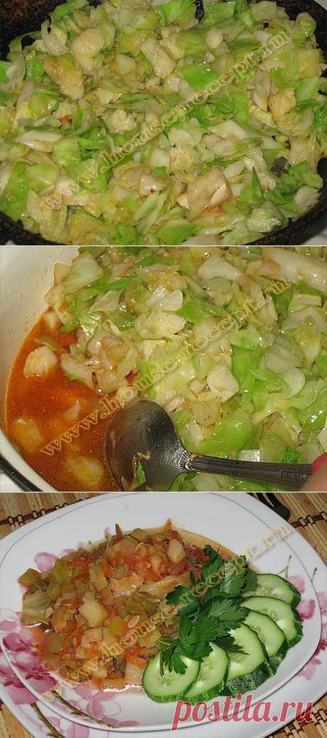 Готовим овощное рагу с кабачками, капустой и картофелем. | Ваши любимые рецепты