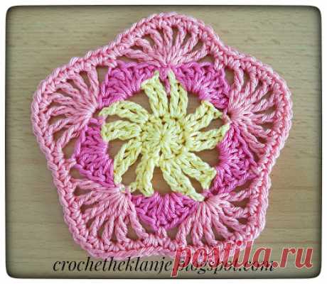 Crochet Heklanje: Moj rad 51 - Motiv 24