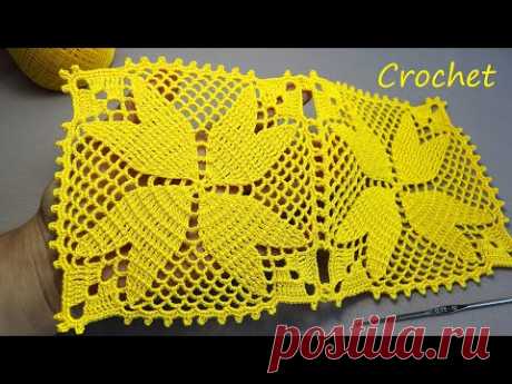 КРАСИВО и ОЧЕНЬ ПРОСТО!!!  Ажурный КВАДРАТНЫЙ МОТИВ вязание крючком   Crochet square motifs tutorial