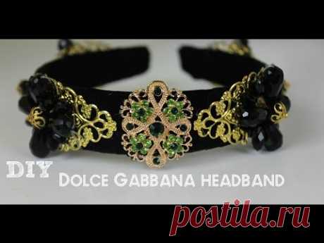 DIY Dolche Gabbana Headband