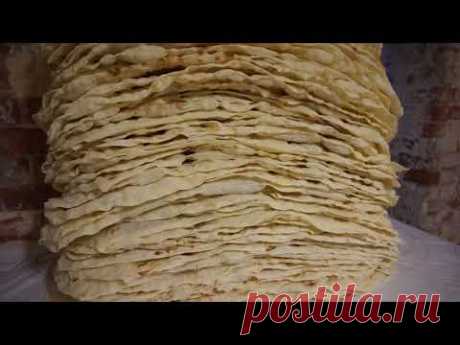 Лаваш—приготовление в домашних условиях II Armenian Lavash