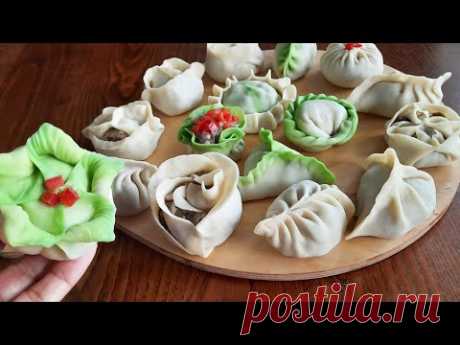 Топ 16 способов лепки Мантов и Пельменей, простые варианты и праздничные!How to wrap dumplings.