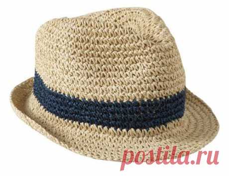 Шляпа с полями крючком: как вязать, схемы и описание, разные модели - Ladiesvenue.ru