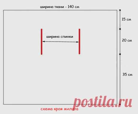 Интересный жилет без единого шва из одного куска ткани