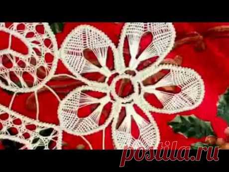 Laseta- punto ricamo petali(4)/ Romanian point lace