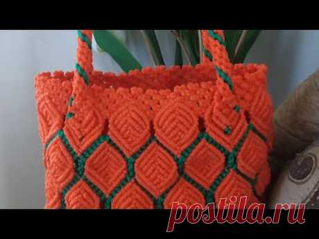 DIY macram motif daun terbaru