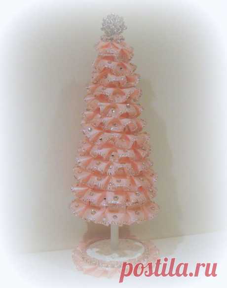 Shabby Chic Christmas Tree Pink Christmas от uniqueboxboutique
