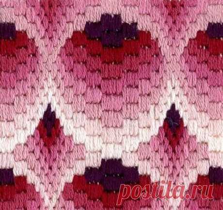 Флорентийская вышивка барджелло: 25 схем разного уровня сложности – Ярмарка Мастеров