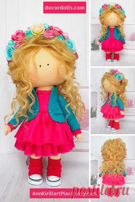 Home Decoration Doll Handmade Beauty Art Doll Interior Tilda | Etsy