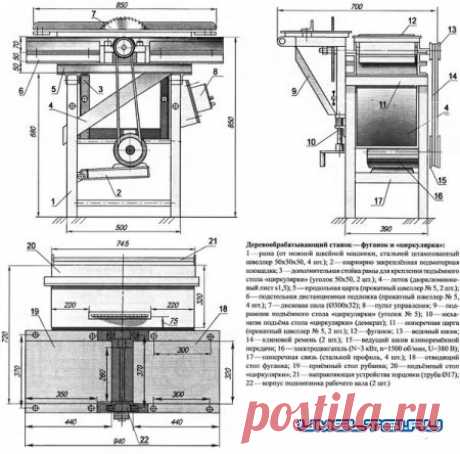 Станок деревообрабатывающий универсальный » Самоделки своими руками - сделай сам