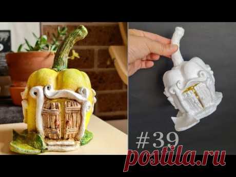 DIY Bell Pepper Fairy House Idea - Clay Craft - Gift Ideas